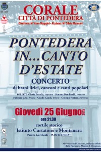 PONTEDERA IN…CANTO D’ESTATE