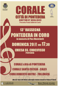 13° RASSEGNA PONTEDERA IN CORO